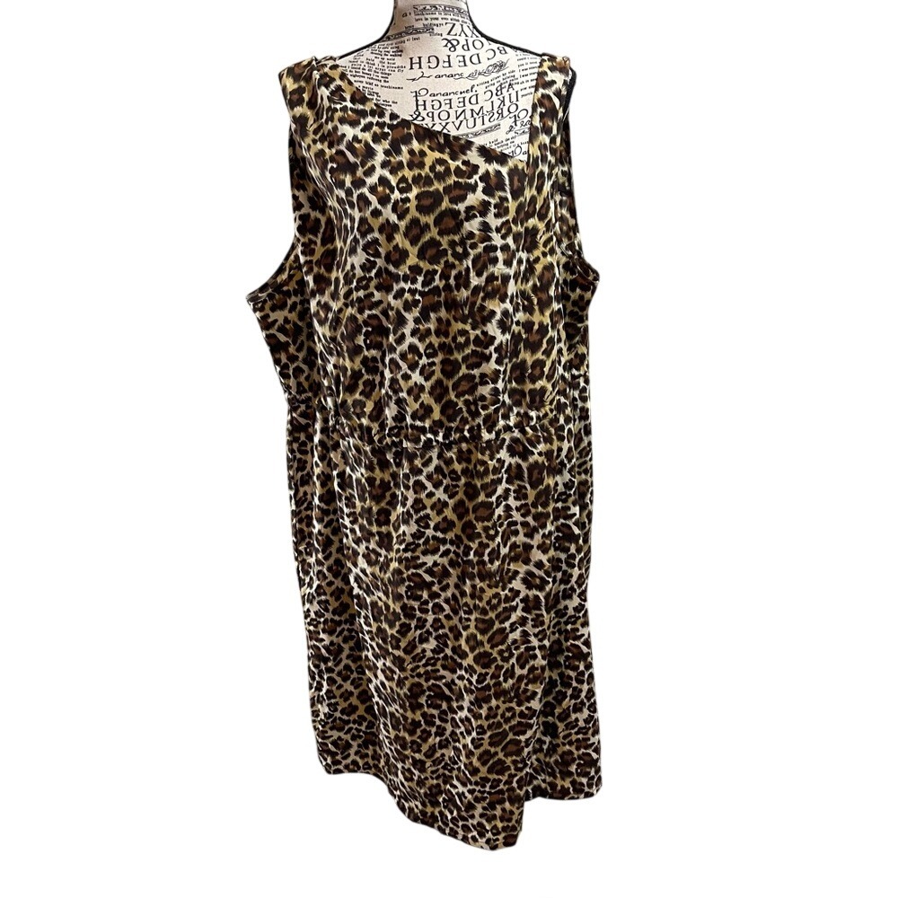 Avenue Animal Print Midi Dress